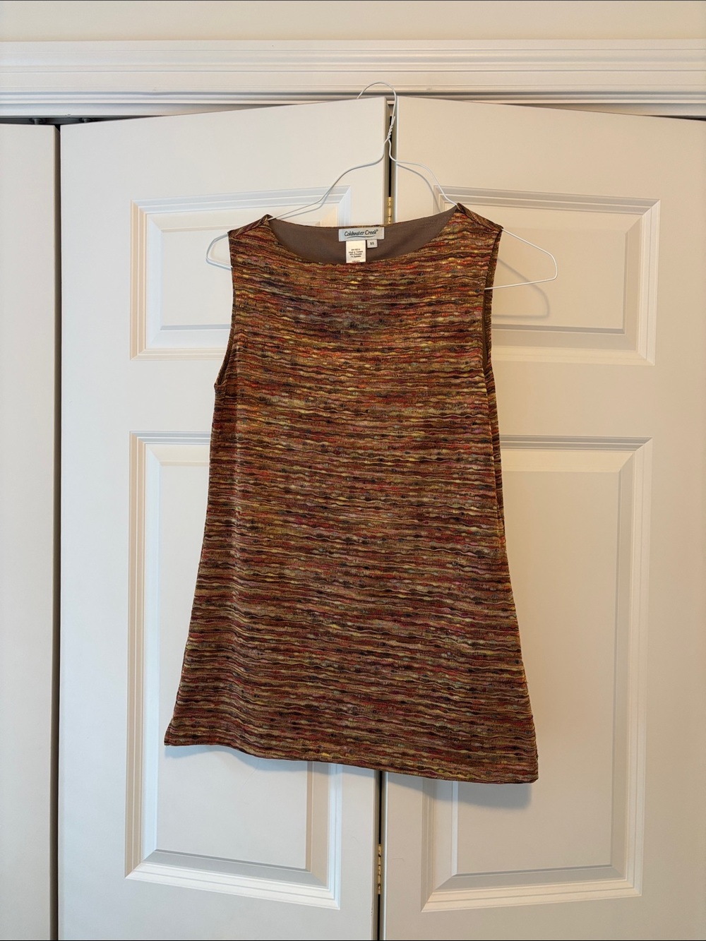 Coldwater Creek Multicolor Space-Dye Sleeveless Top